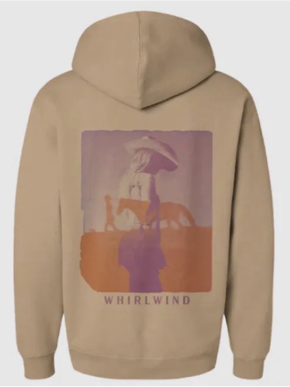 Lainey Wilson Whirlwind Bell Bottom Country Tan Hoodie Large